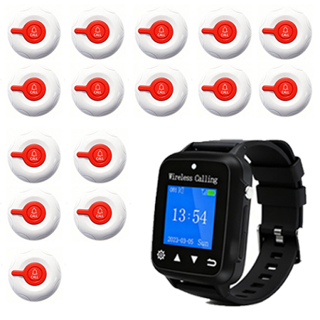 Pack Service Fluide : 1 Montre + 15 bipeurs